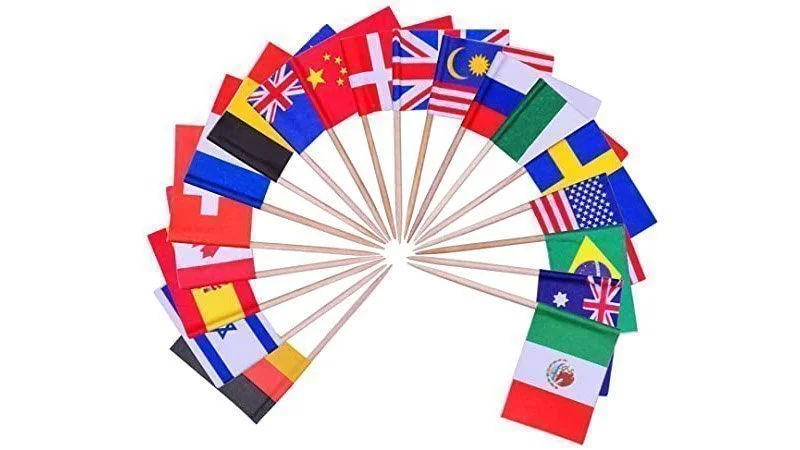 Kürdan bayrak modelleri - logolu özel üretim